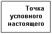 Подпись: Точка условного настоящего
 
