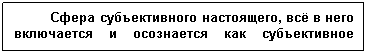 Подпись: Сфера субъективного настоящего, всё в него включается и осознается как субъективное настоящее
 
